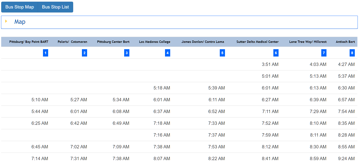 pinole CA transit seo optimization case study